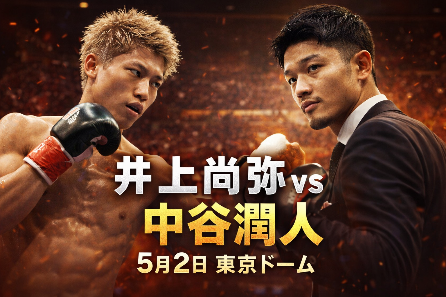 井上　中谷　何時から