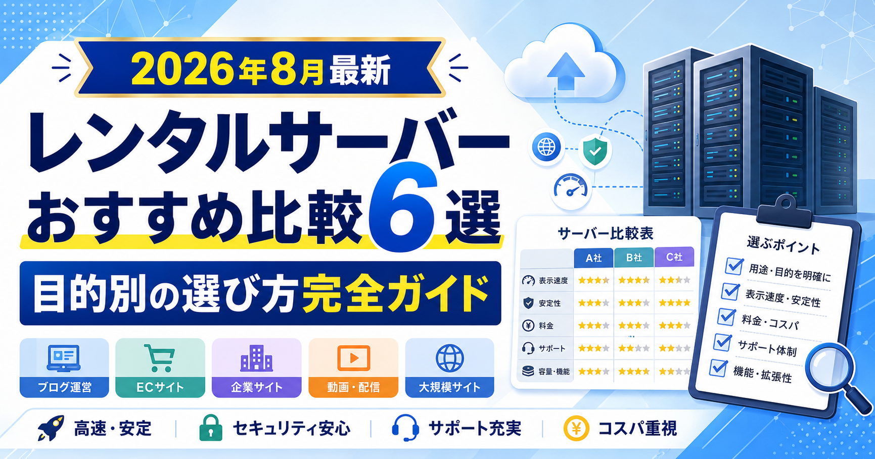 サーバー　最新　比較　ワードプレス