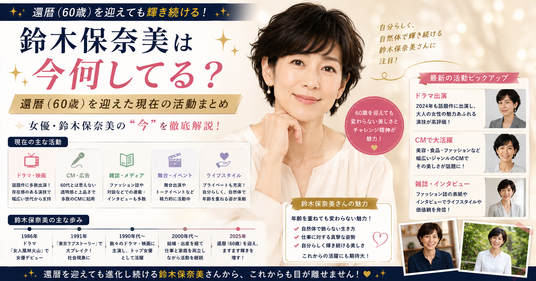 鈴木保奈美は現在何してる